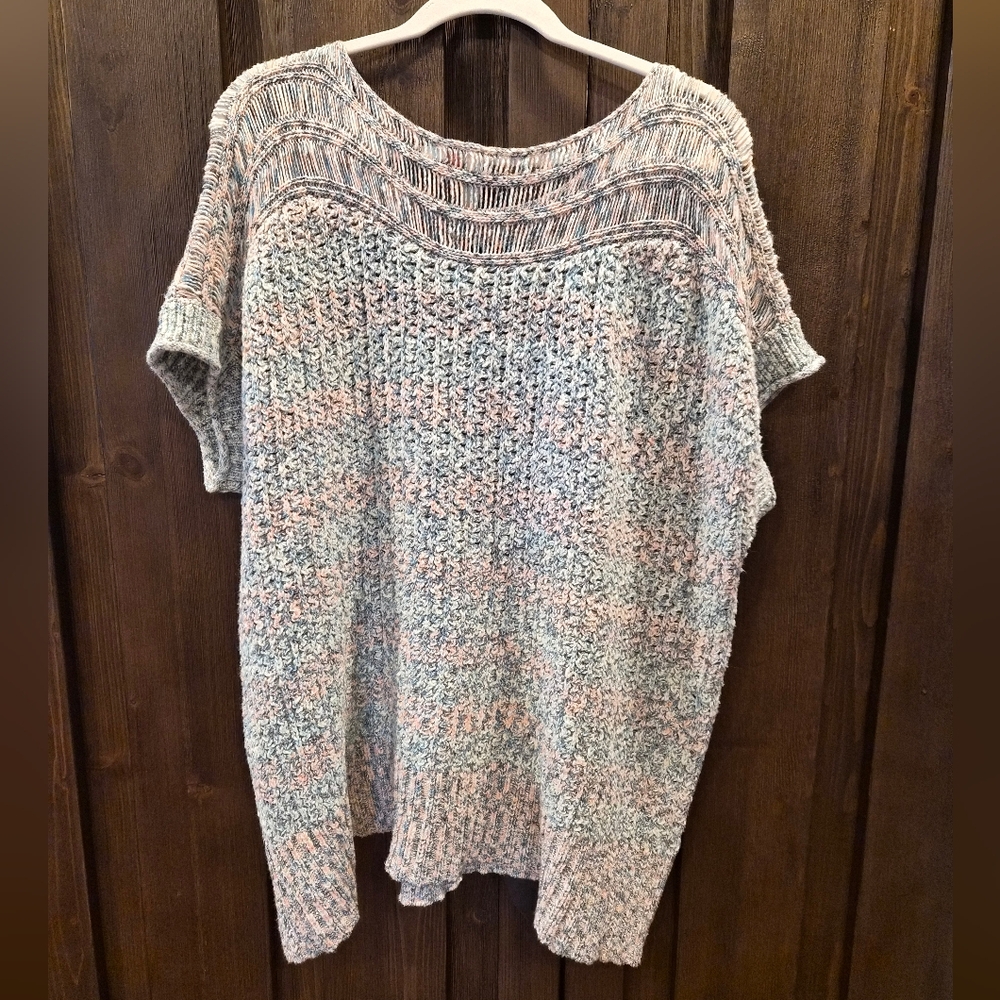 Pilcro Knit Short Sleeve Sweater - Picture 2 of 3